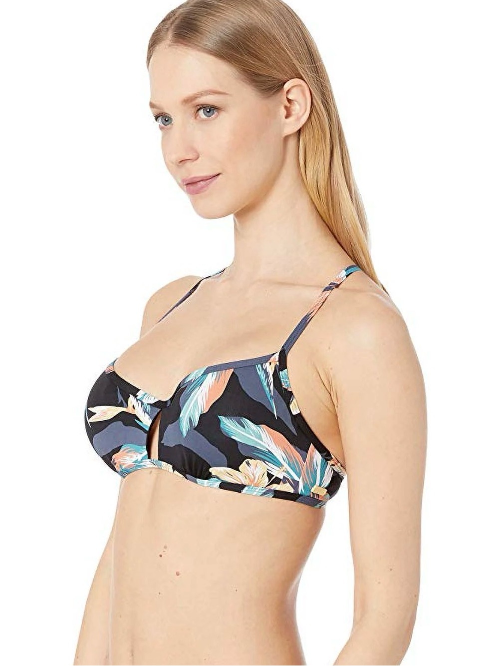 Roxy Beach Classics Underwire Bralette Bikini Top - M